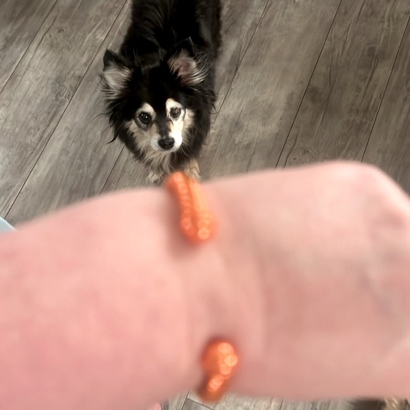 Orange 🍊 Twisted Cable Bangle Cuff Bracelet - Picture 5 of 7